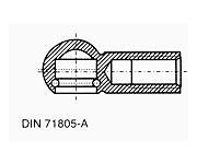 kolíky DIN 71805-A