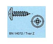 skrutky BN 14072 tvar Z